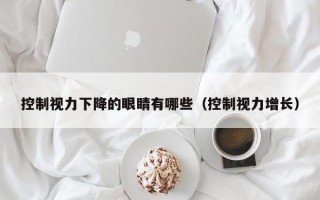 控制视力下降的眼睛有哪些（控制视力增长）